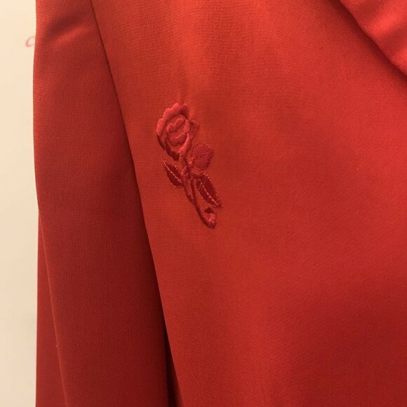 PURSUITS LTD. Size 8. Embroidered Skirt Suit. Lined. Button Up. DD - Picture 7 of 9